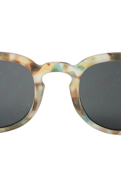 Izipizi Unisex Kids Tortoise Shell Print Square Frame Sunglasses Multicolor