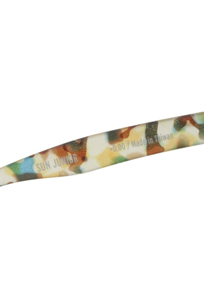 Izipizi Unisex Kids Tortoise Shell Print Square Frame Sunglasses Multicolor