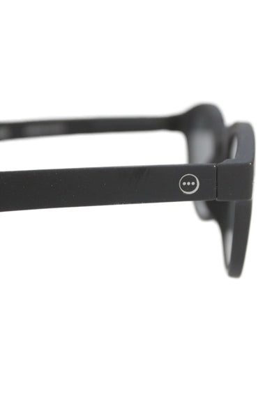 Izipizi Unisex Kids Retro Square Frame Sunglasses Black