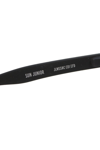 Izipizi Unisex Kids Retro Square Frame Sunglasses Black