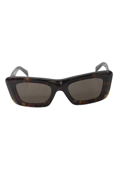 Prada Womens Tortoise Print Symbole PR13ZS Sunglasses Brown 140MM