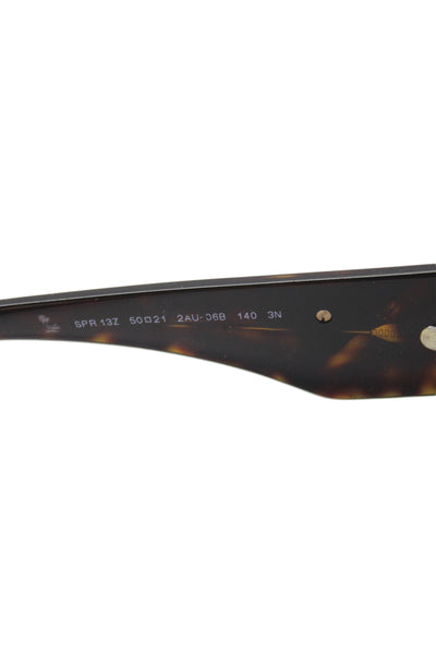 Prada Womens Tortoise Print Symbole PR13ZS Sunglasses Brown 140MM