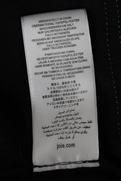 Joie Womens Black V-Neck Sleeveless Basic Tank Top Polyester Size XS