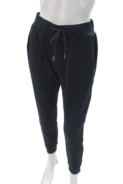 Cozy Earth Women Jogger Pants Black Drawstring Solid Size S