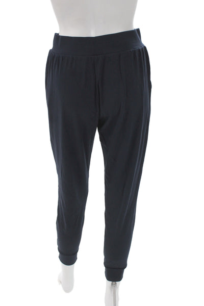 Cozy Earth Women Jogger Pants Black Drawstring Solid Size S