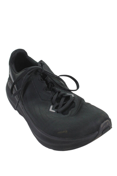 Altra Mens Lace Up Round Toe Low Top Running Sneakers Black Size 12