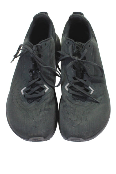 Altra Mens Lace Up Round Toe Low Top Running Sneakers Black Size 12