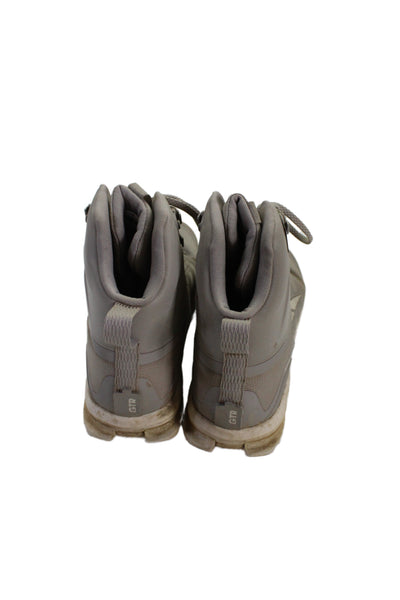 Altra Mens Round Toe Lace Up Hiking Boots Gray Size 10