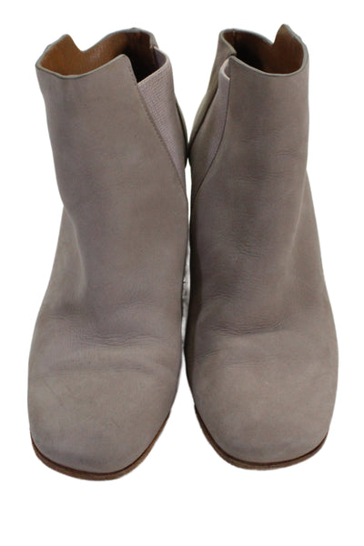 Coclico Womens Square Toe Ankle Boots Gray Size 37 7