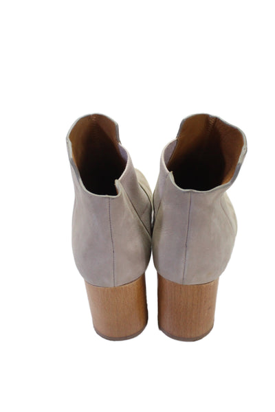 Coclico Womens Square Toe Ankle Boots Gray Size 37 7