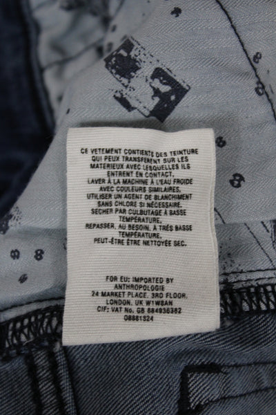 Pilcro and the Letterpress Anthropologie Women Flared Jeans Blue Size 25