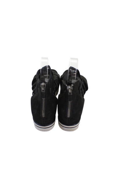 Eileen Fisher Womens Strappy Platform Sandals Black Size 8