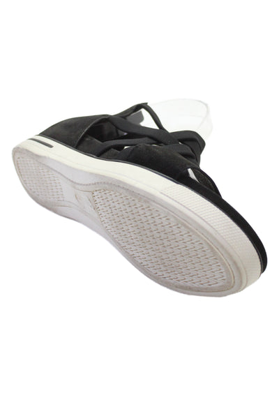 Eileen Fisher Womens Strappy Platform Sandals Black Size 8