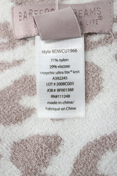 Barefoot Dreams® Women Cape Sweater Animal Print Beige Boat Neck Size One Size