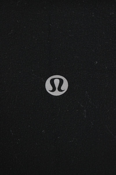 Lululemon Womens Black Ankle Leggings Nylon Athleisure Size 4