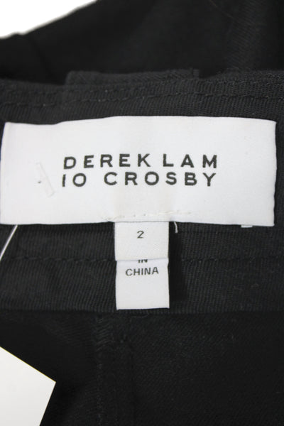 Derek Lam 10 Crosby Womens Dress Pants Black Size 2