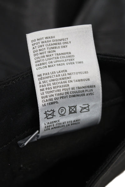 L'Agence Women Black Skinny Jeans High Rise Modal Button Size 26