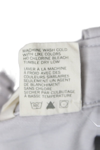 G1 All Purpose Goods Women Cropped High Rise Gray Cotton Pants Size 0