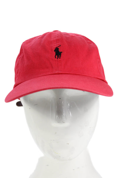 Polo Ralph Lauren Womens Baseball Cap Hat Red Navy Blue Cotton Size One Size