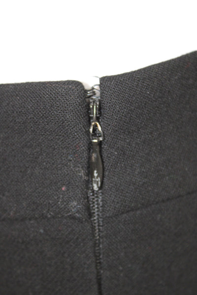 J Crew Womens Dress Pants Black Wool Zip Inseam 27 Size 00