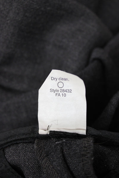 J Crew Womens Gray Wool Dress Pants Size 00