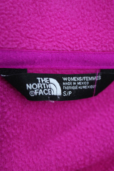 The North Face Women Pink Recycled Polyester Basic Jacket Long Sleeve Size S