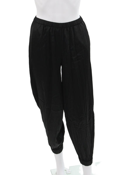 Alice + Olivia Womens Jogger Pants Black Pull On Size XS