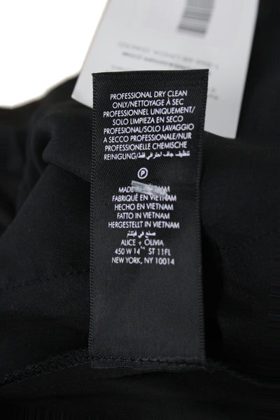 Alice + Olivia Womens Jogger Pants Black Pull On Size XS