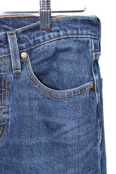 Levi Strauss & Co Womens Straight High Rise Jeans Blue Size 26