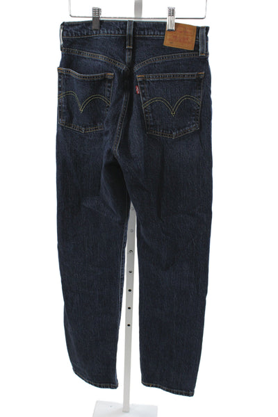 Levi Strauss & Co Womens Straight High Rise Jeans Blue Size 26