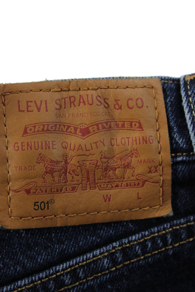 Levi Strauss & Co Womens Straight High Rise Jeans Blue Size 26