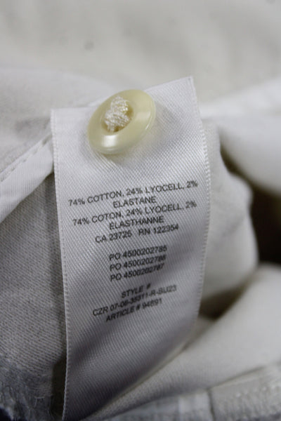 Wilfred Free Womens Beige Cargo Pants Button Cotton Size 2