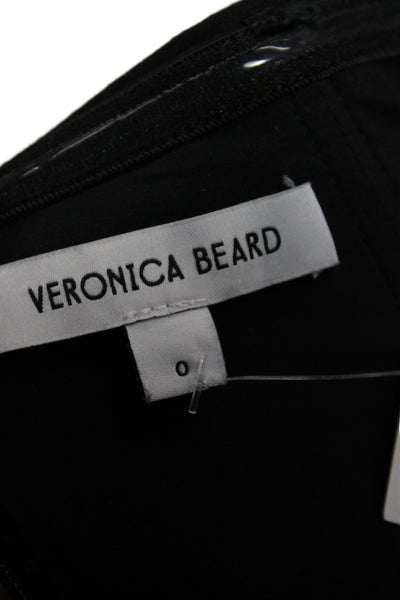 Veronica Beard Women Black Sweetheart Strapless Basic Blouse Size 0