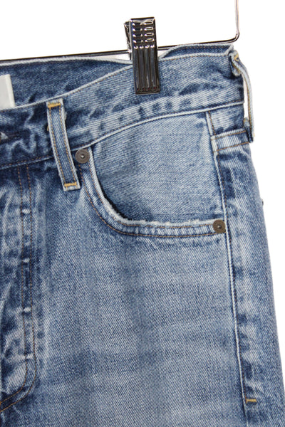 Citizens of Humanity Women Straight High Rise Blue 100% Cotton Jeans Size 25