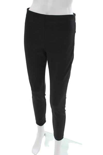 Club Monaco Women Ankle Pants Black Zip Inseam 26 Size 2