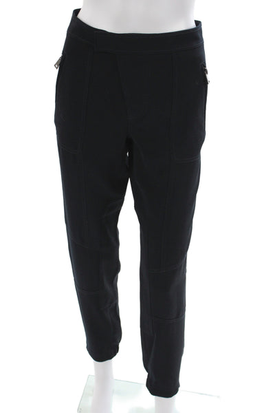 Vince Women Jogger Pants Black Zip 28 Inseam Size 4