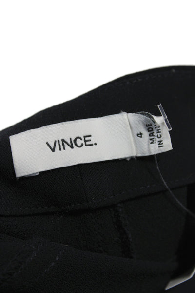 Vince Women Jogger Pants Black Zip 28 Inseam Size 4