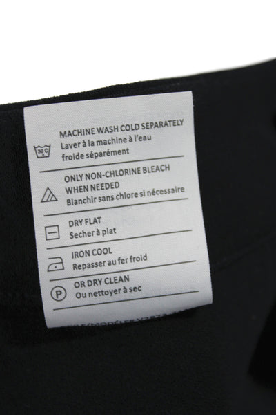Vince Women Jogger Pants Black Zip 28 Inseam Size 4