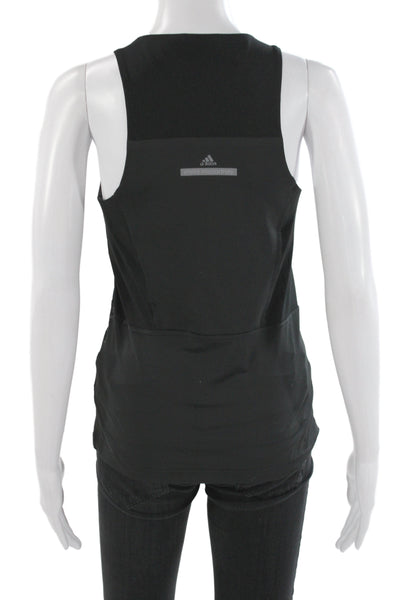 Adidas by Stella McCartney Womens Printed Sleeveless Active Top Black Sz M