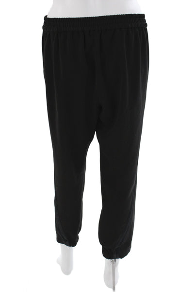 Vince Womens Jogger Pants Black Pull On 100% Polyester Size S