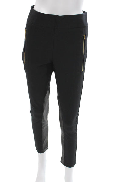Rag & Bone Women Ankle Black Pants Zip Equestrian Size 8