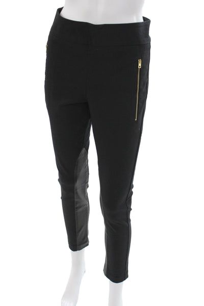 Rag & Bone Women Ankle Black Pants Zip Equestrian Size 8