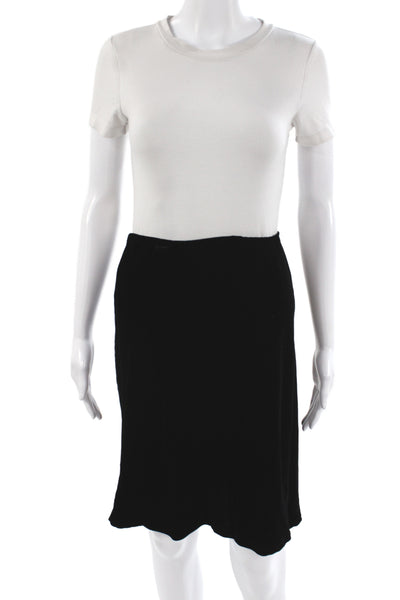blue stem Women Straight Pencil Skirt Black Pull On Size M