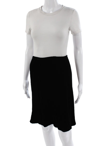 blue stem Women Straight Pencil Skirt Black Pull On Size M