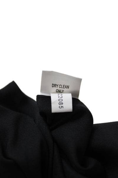 Kay Unger Women Trumpet Skirt Black Zip Viscose Size 10