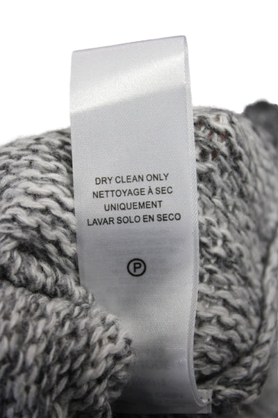 Splendid Womens Gray Striped Pullover Sweater Long Sleeve Viscose Size L