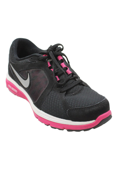 Nike Womens Low Top Running Sneakers Black Size 8.5