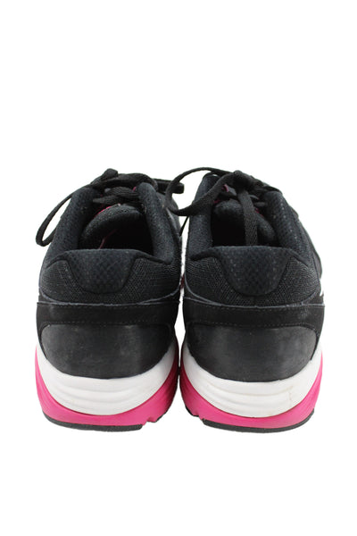 Nike Womens Low Top Running Sneakers Black Size 8.5