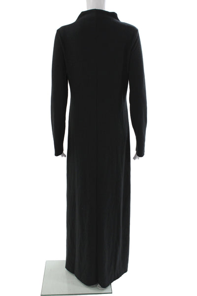 Rag & Bone Womens Maxi Mock Neck Black Long Sleeve Dress Size M