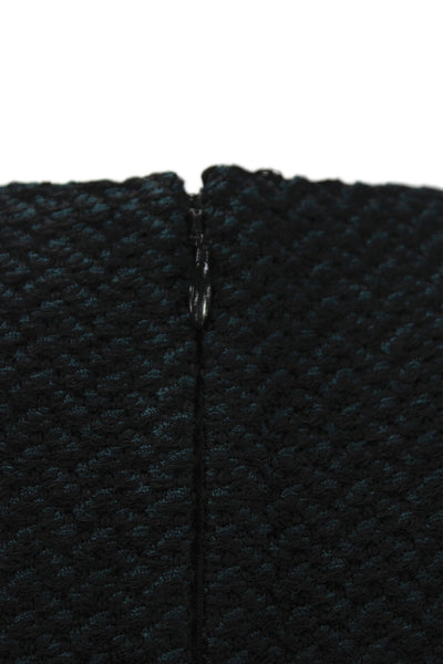 St. John Women Sheath Dress Black Knit Sleeveless Size 0